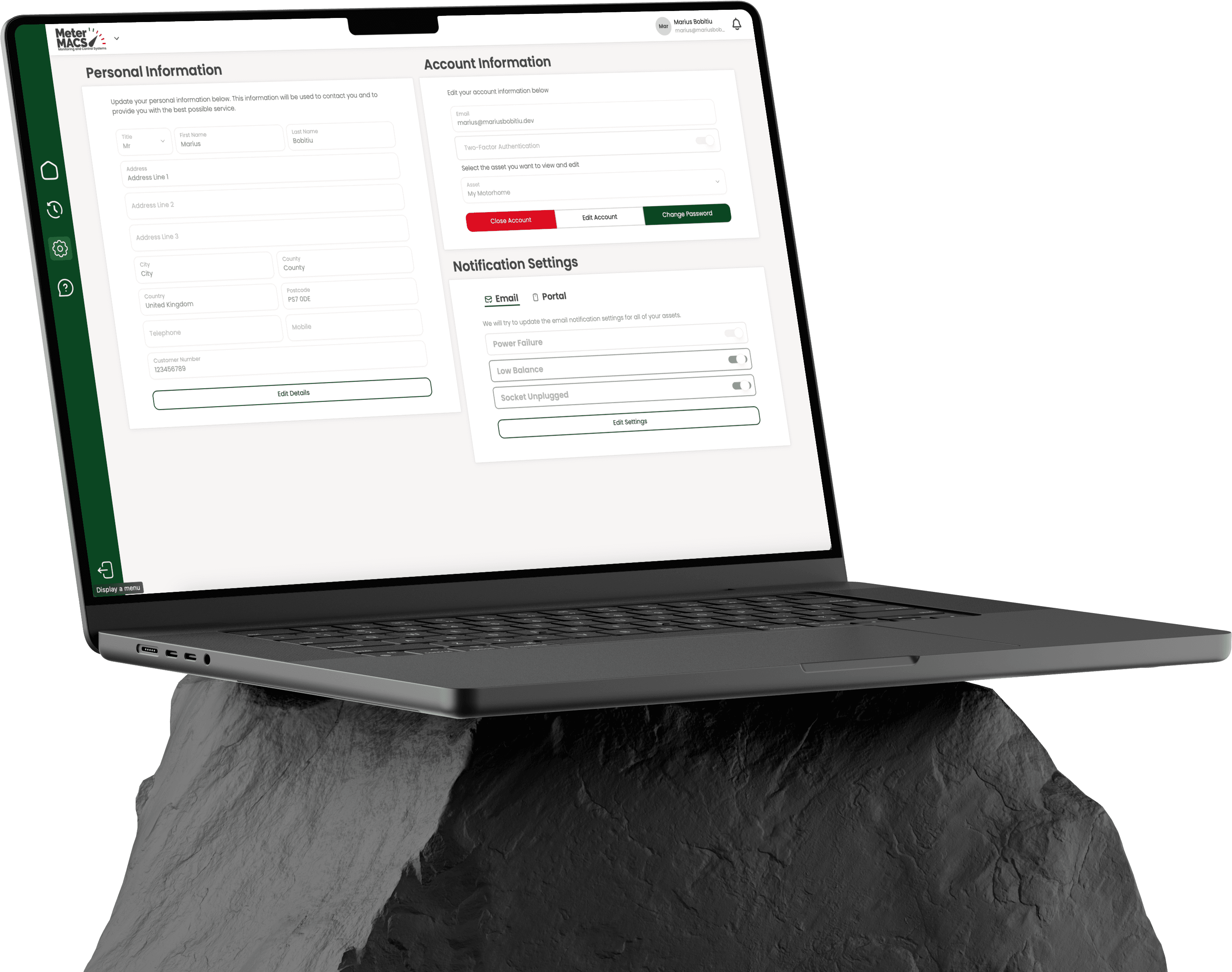 MMP - MBP Settings