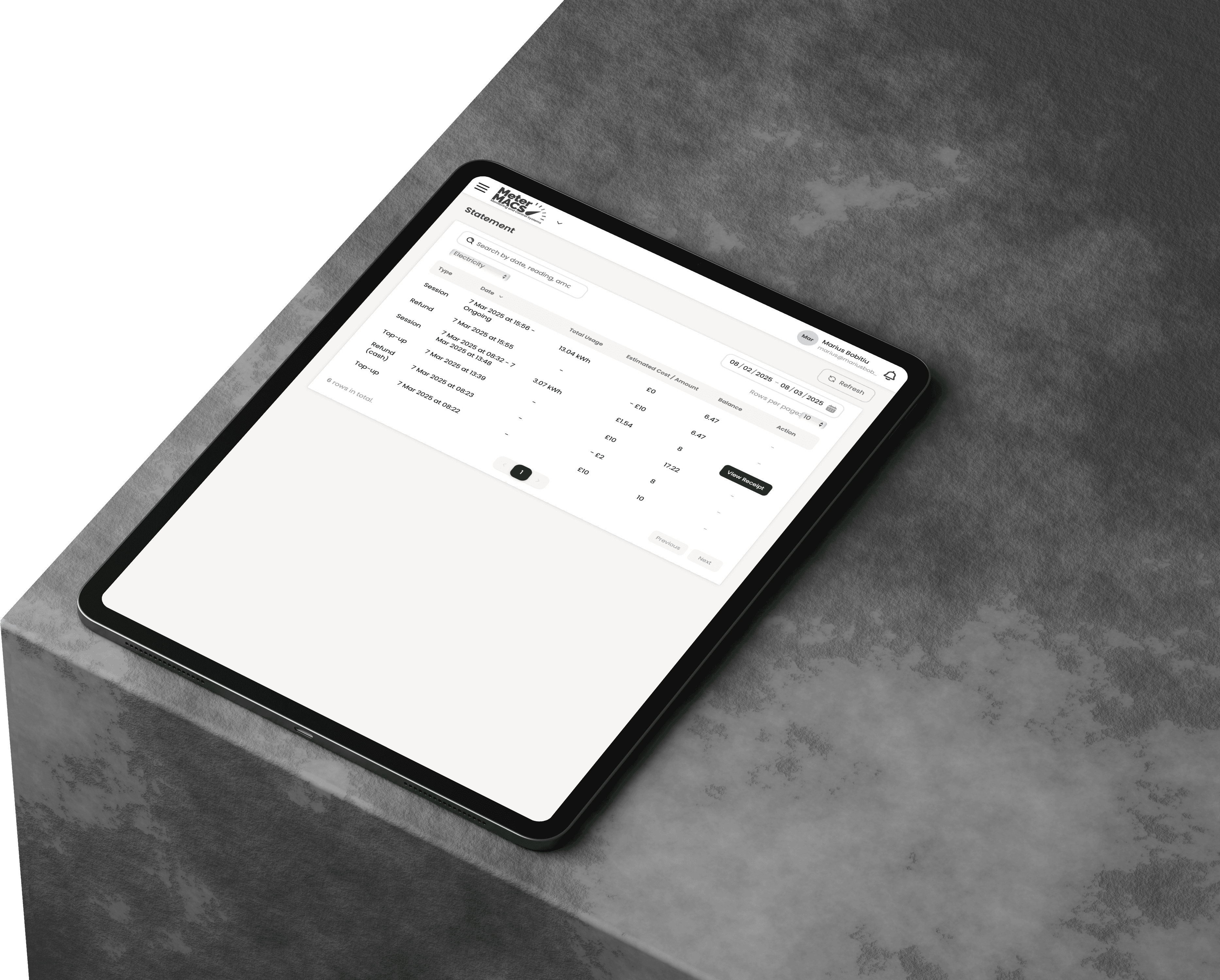 MMP - Tablet Statement